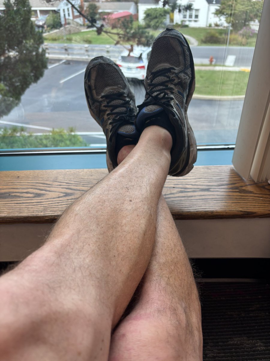 My sneakers are filthy. Do you need to be told twice?