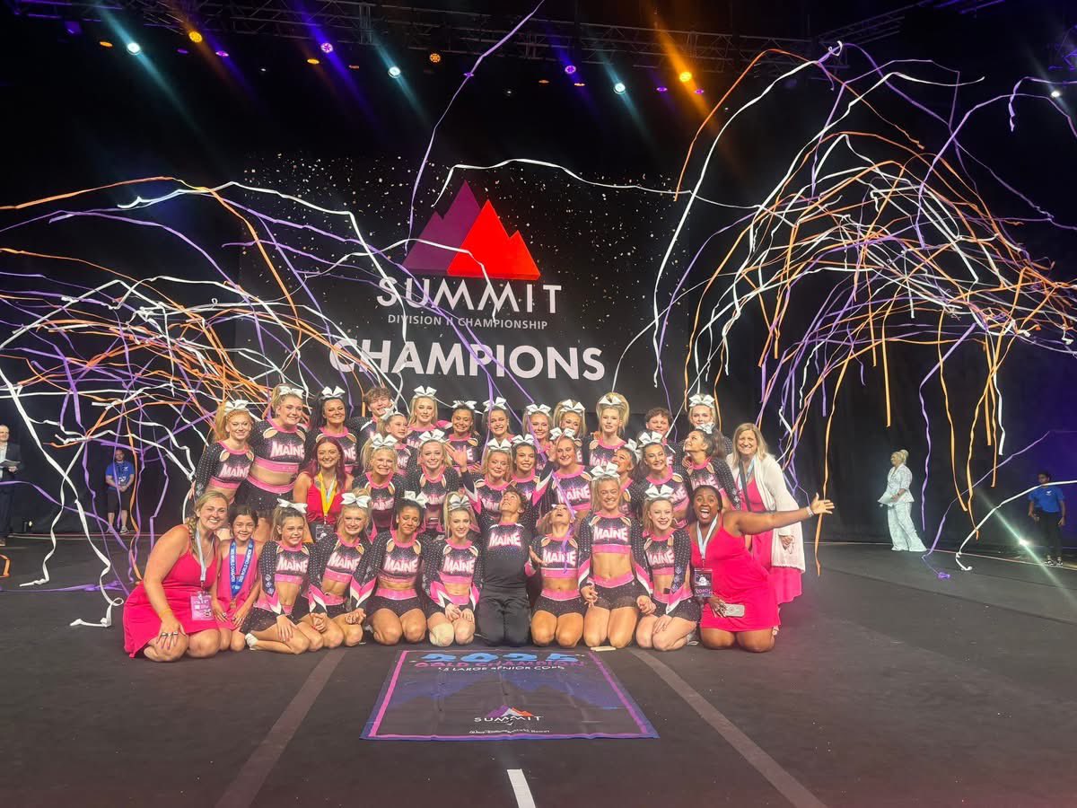 mainestarscheer's tweet photo. We are so excited to celebrate our SUMMIT CHAMPIONS tonight!!! ππππ #ringceremony #summitchamps #gold #savage5 #j6work #y3flawless https://t.co/LAFIytvOBD