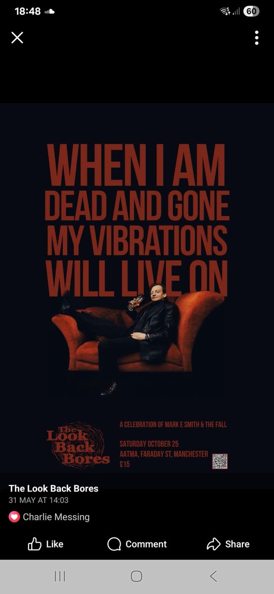 I never seen these guys but I believe they nail it! You can be the judge! Gig details below! 💥👇🏼 #thefall