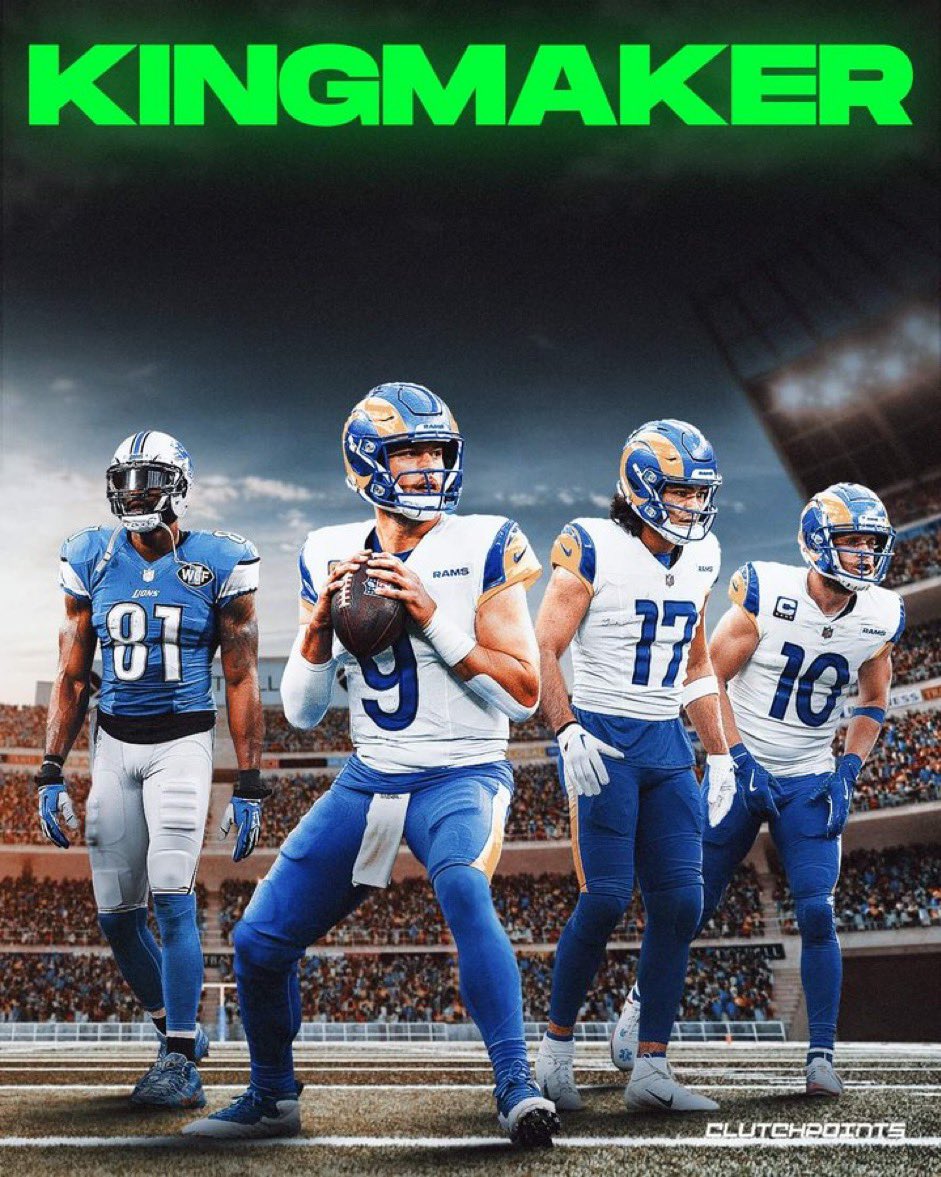 Matthew Stafford is indeed the KINGMAKER 👑👑👑