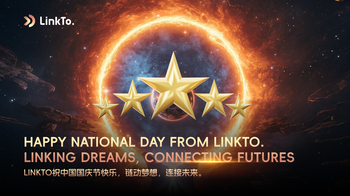 LinkTo_io's tweet image. 🛠️ Building the Future, Together. 🌐
As China celebrates its National Day, we’re reminded that the future is decentralized.
LinkTo is here to bridge every boundary and connect the world! 🌍
 #LinkTo #Web3 #BuildingTheFuture  #DecentralizedWorld