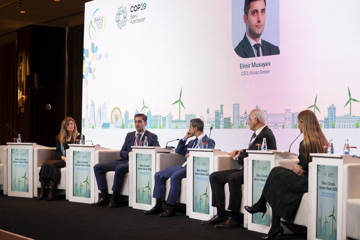 BakuClimateWeek's tweet image. Day 2 | Session 3: From Pledges to Action: Advancing COP29 Legacy Through Corporate Sustainability

Photos from all sessions are available on Flickr - link in bio. 

#BCAW2025 #BCAW