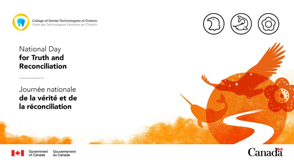 CDTOntario's tweet photo. Today, we pause to reflect and honour the National Day for Truth and Reconciliation.

Join CDTO in learning, remembering, and working toward reconciliation.

https://t.co/497qS61YCL

#TruthAndReconciliation #EveryChildMatters https://t.co/ZCWTKQA6st