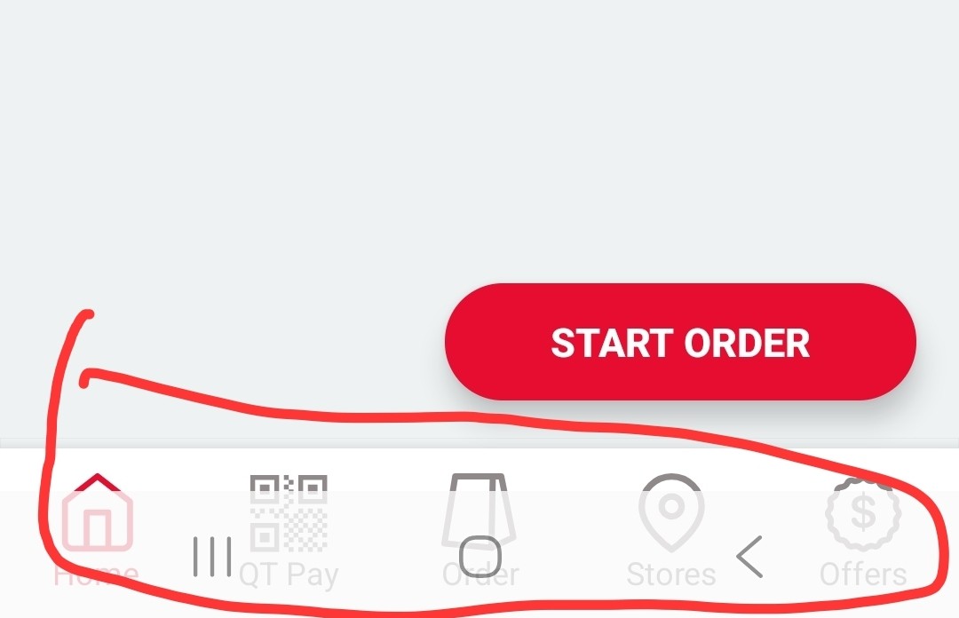 SteinLenexa's tweet photo. @QuikTrip the app update for Android put the app buttons behind the phone navigation buttons, extremely difficult to get to your app buttons. https://t.co/X3LLH1UI6j