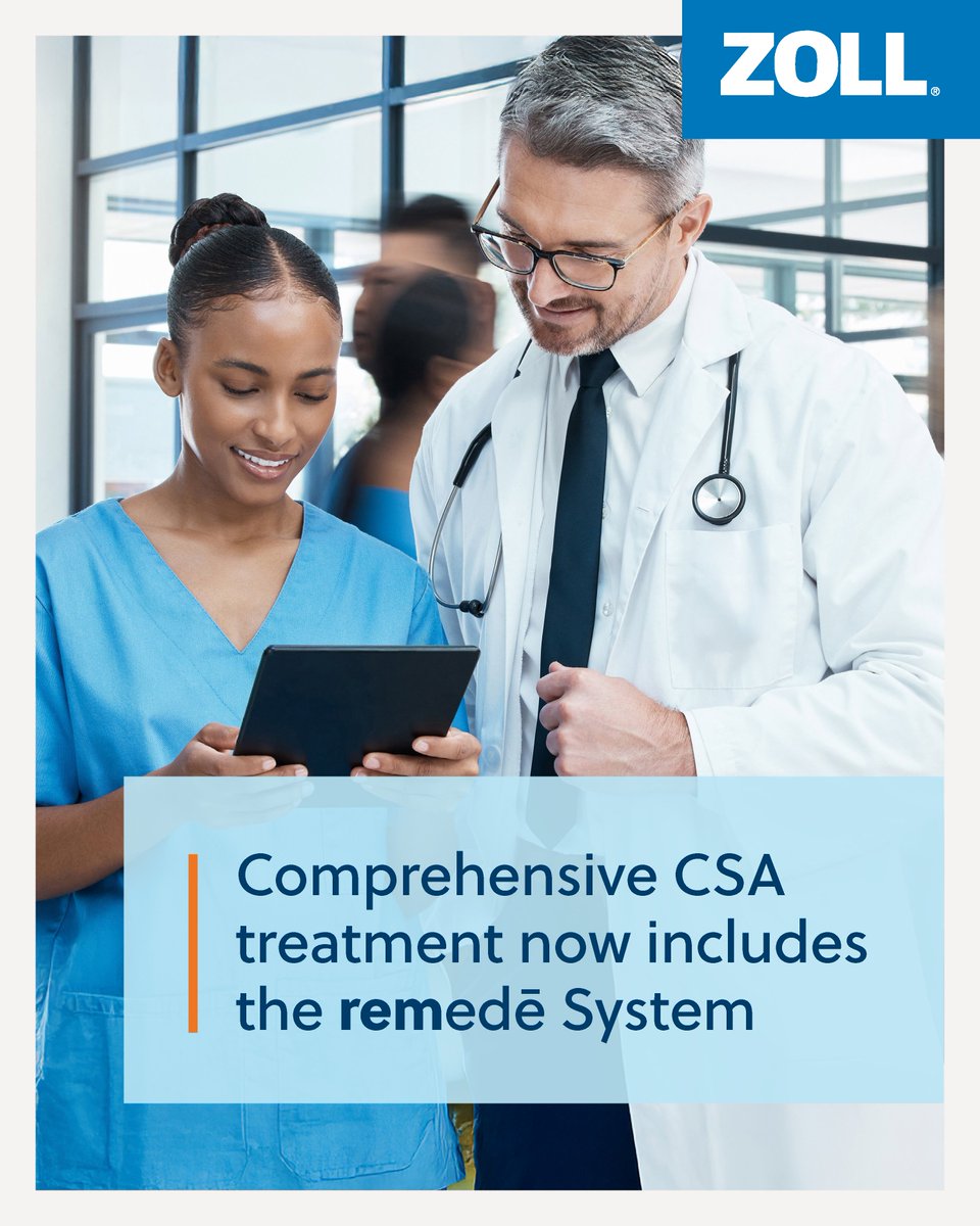 2025 AASM CSA guidelines: Consider TPNS for patients who have persistent central events or struggle to feel better. Is your clinic aligned with guideline-directed care by offering the remedē® System?

Indication for use: remede.zoll.com/indications-fo…