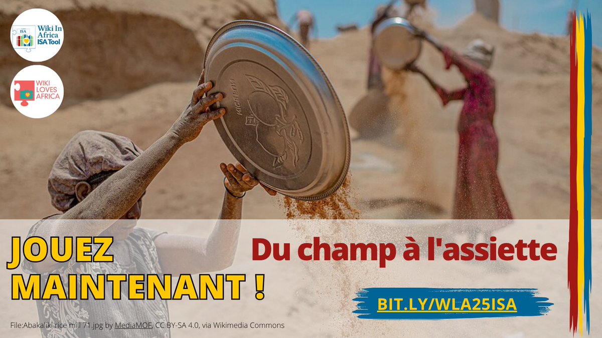 wikilovesafrica's tweet image. 🌱🍽️ #WikiLovesAfrica a capturé +30K images du voyage culinaire africain — de la ferme à l’assiette!

✨ À vous de les rendre + faciles à trouver via l’outil ISA.

⏳ La campagne #PlayISA arrive bientôt! 🚀

#OpenKnowledge #Commons #FarmToPlate