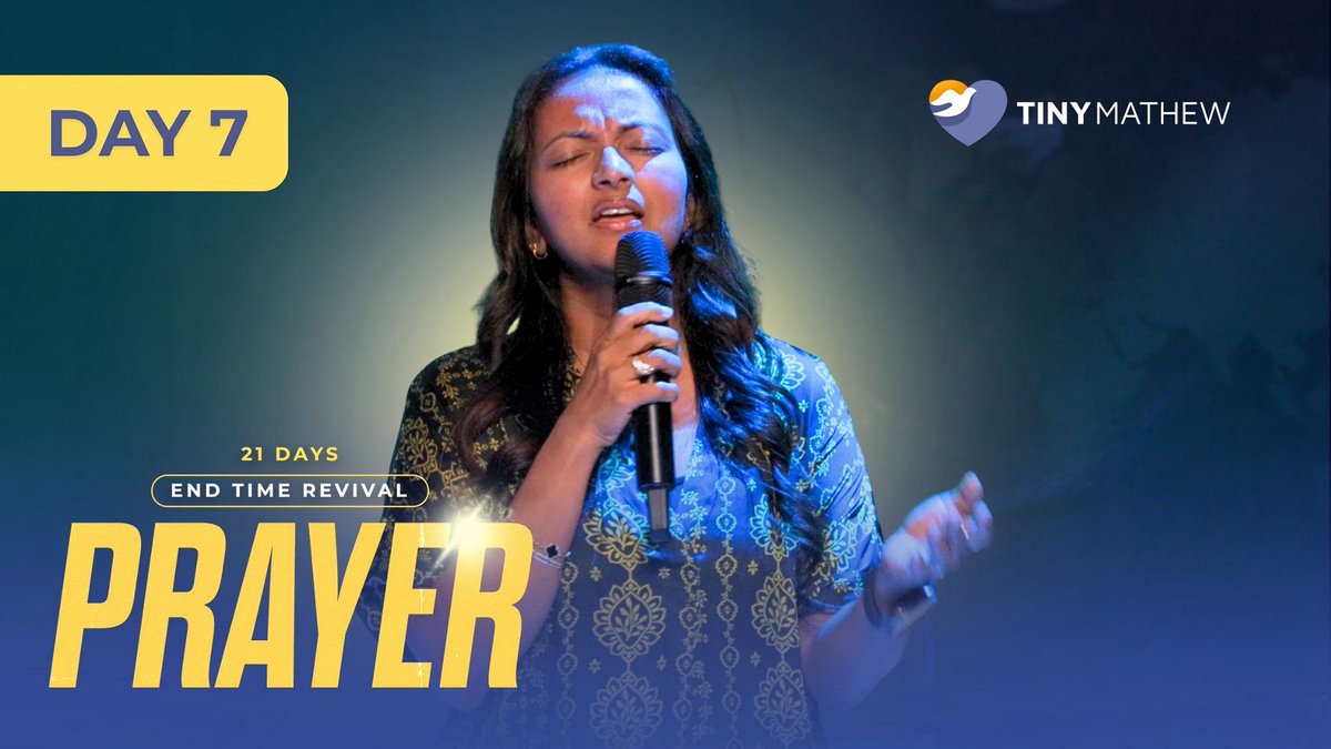 tinysm's tweet photo. 🔥 Rewatch Day 7 of the of End Time Revival Prayer! Join in a powerful time of prayer and keep the fire burning. 🙏✨ https://t.co/LFPEzWpOid https://t.co/NcI1N58iNs