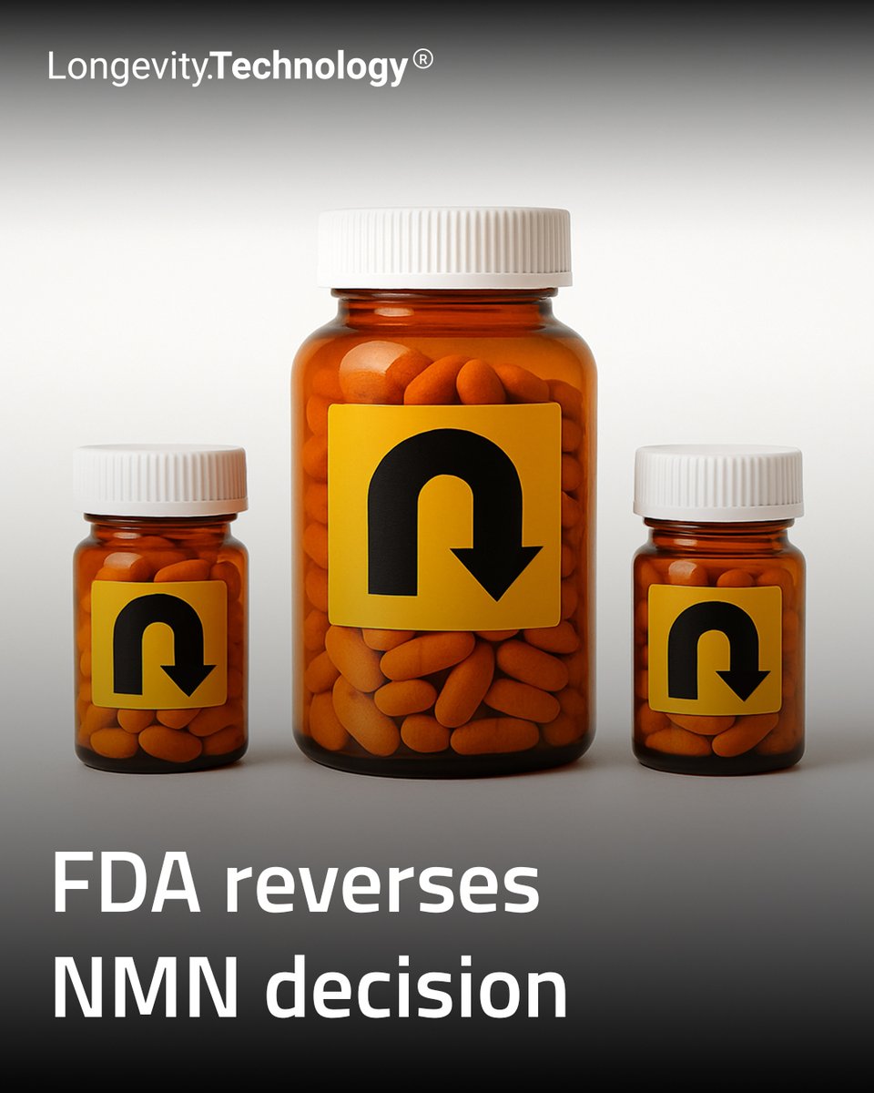 LongevityTech's tweet image. Agency responds to petition by Natural Products Association and Alliance for Natural Health, allowing NMN as a dietary supplement.

longevity.technology/news/fda-rever…

#longevity #NMN #FDA #healthspan #supplements