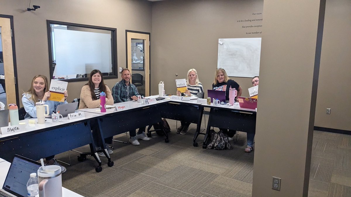 mrsgillatwvec's tweet photo. Best Day with another beautiful cohort for Explicit Instruction Meets Grades 6-12! Can't wait to meet again in March!  #region8 #archerisms https://t.co/s9gU12PJ6S