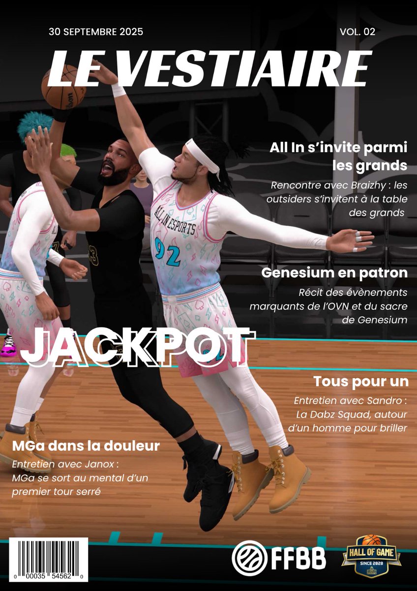 Hall of Game (@hallofgamefr) on Twitter photo ๐ฐ | LE VESTIAIRE #2
Nouvel รฉdition de notre mag hebdomadaire avec au programme aujourd'hui :
โข Retour sur l'OVN
โข Focus sur <a href="/AllineSport2k/">All In</a> 
โข Rรฉcap Day 1 Swiss Round
โข Entretien avec <a href="/SANDROO2k/">SANDROO2K</a> et <a href="/Jannox/">JANOXISPF</a> 
Thread โคต๏ธ ๐ฐ | LE VESTIAIRE #2
Nouvel รฉdition de notre mag hebdomadaire avec au programme aujourd'hui :
โข Retour sur l'OVN
โข Focus sur <a href="/AllineSport2k/">All In</a> 
โข Rรฉcap Day 1 Swiss Round
โข Entretien avec <a href="/SANDROO2k/">SANDROO2K</a> et <a href="/Jannox/">JANOXISPF</a> 
Thread โคต๏ธ
