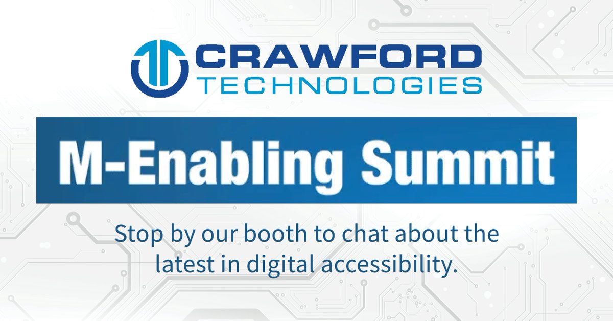 Headed to M-Enabling Summit 2025? Stop by our booth to chat about the latest in digital accessibility. We'll be there Oct. 6-7, focusing on how new tech trends, including AI, are creating more inclusive experiences for all. See you at the Crystal Gateway Marriott in Arlington!