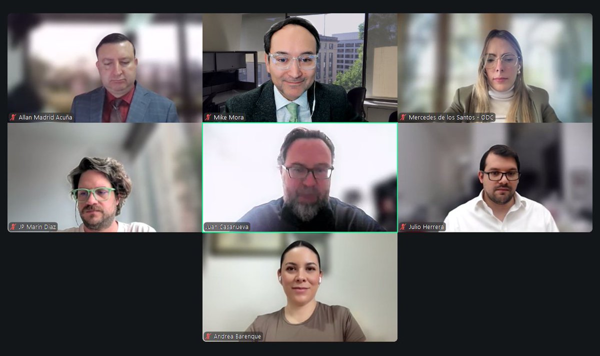 Agradecemos la participación de expertos de SocialTic, DataMorfosis, DataSketch, y Red Ciudadana, en la impartición de la capacitación para socieda civil del Ministerio de la Presidencia con la OEA y el Open Data Charter con colaboración de ILDA