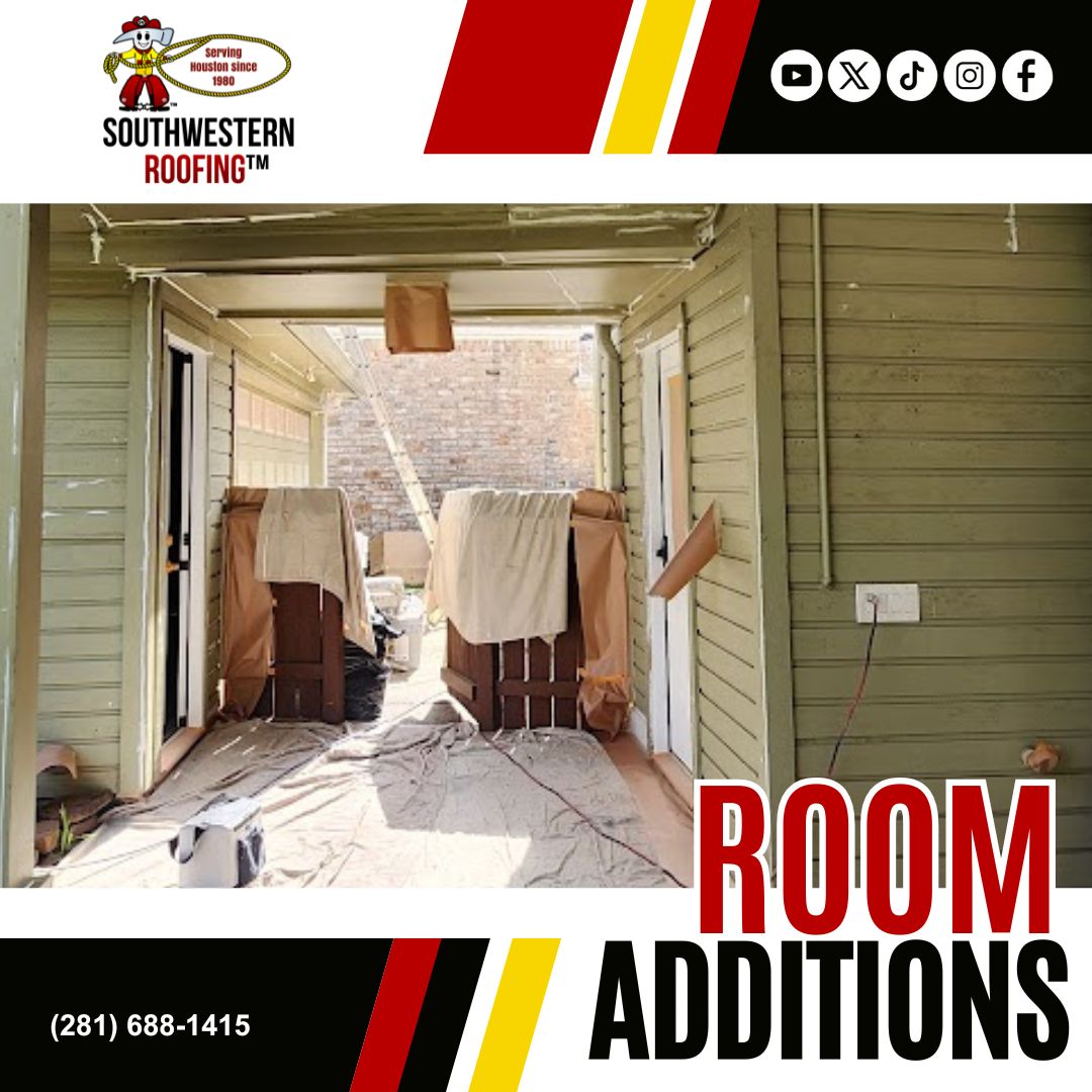 swroofing_tm's tweet image. 🏡🛠️ Our Room Additions service gives you stylish, functional expansions that fit your lifestyle ✨ Contact Southwestern Roofing today at 📞 (281) 688-1415 or visit southwesternroof.com #RoomAdditions #HomeExpansion #DreamHome #HomeImprovement #QualityService