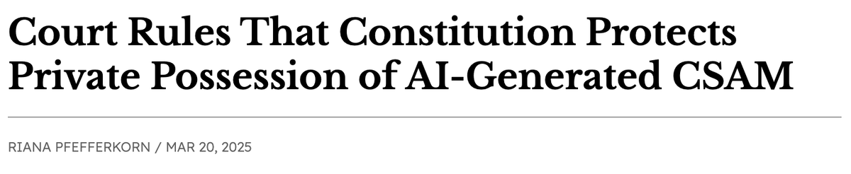 We are not ready for this.