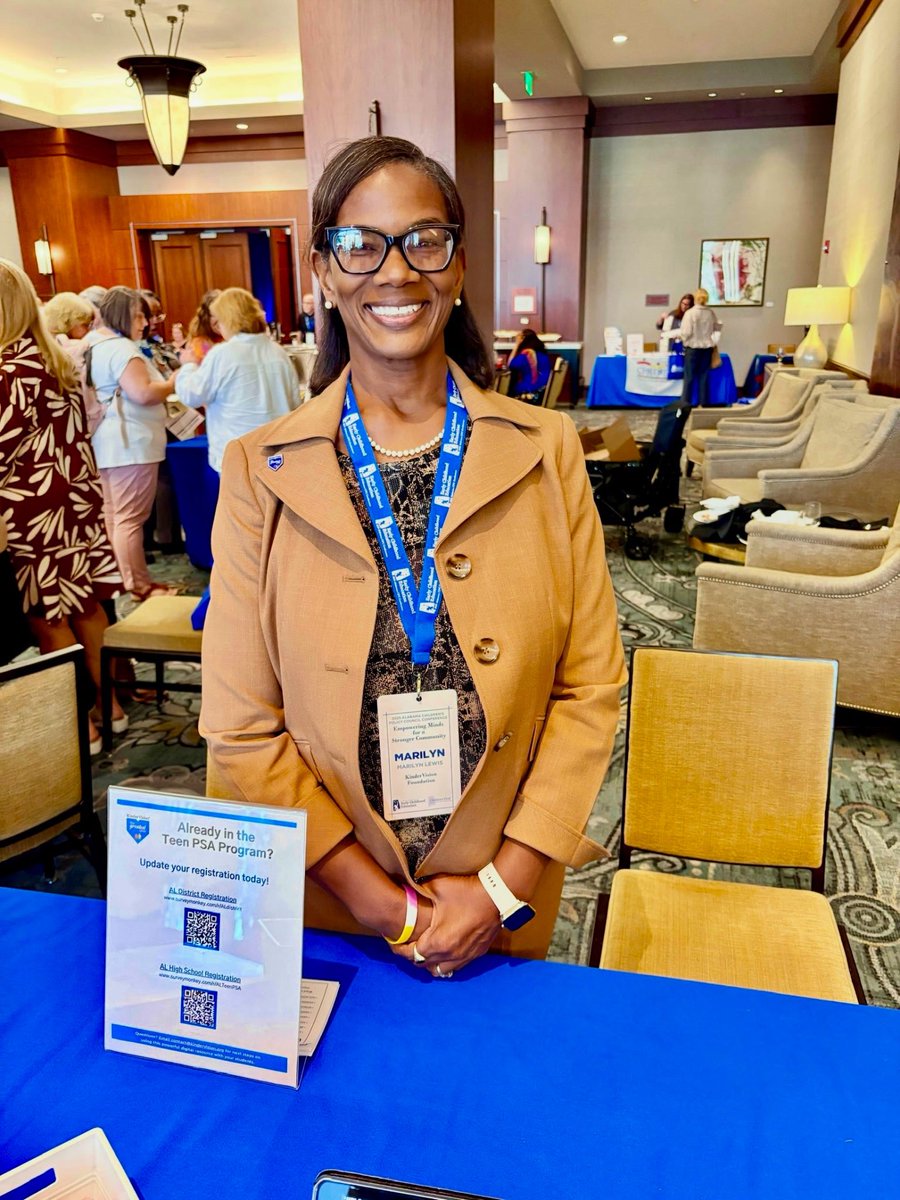 KV_TeenPSA's tweet photo. 🌟 Dr. Marilyn Lewis joined leaders at the 2025 AL Children’s Policy Council Conference! She supports TeenPSA’s whole child approach—let’s work together to protect every child. 👏 #ChildAdvocacy #TeenPSA https://t.co/wKtWsSZvbQ