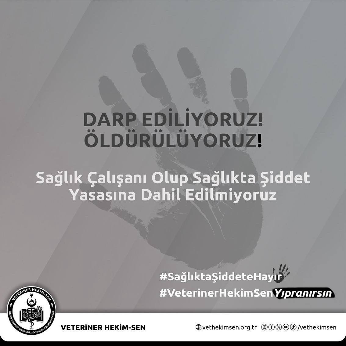 Amasya ili, Suluova ilçesi, Uzunoba köyünde yürütülen şap aşılama çalışmaları sırasında, görevli Veteriner Hekimler Cüneyt Erdem Kırımlı ve Abdullah Doğan’a yönelik sözlü ve fiziki saldırı yapıldı.

Görevlerini özveriyle yerine getiren meslektaşlarımıza geçmiş olsun dileklerimizi