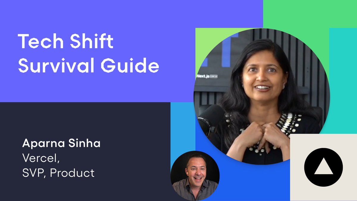This Next Gen Builders episode with <a href="/vercel/">Vercel</a>'s <a href="/aparnabsinha/">Aparna Sinha</a> is a can't-miss. What I loved most was her point that in times of change (the cloud, AI, and so on), success comes from how you tell the story, build trust, and help customers see what’s possible. youtube.com/watch?v=y6R4GL…