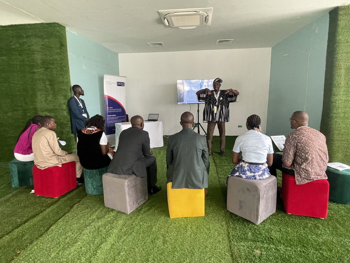 PACKS_Africa's tweet photo. #HighlightOfToday: PACKS Africa showcased the Mkandawire Index & CEL-MP at the Innovation Hub, #Evidence2025, Cotonou. These tools advance evidence use in policymaking & build future evidence leaders. Inspiring discussions opened doors to continent-wide impact. #EIDM https://t.co/pnDYhxHJXs