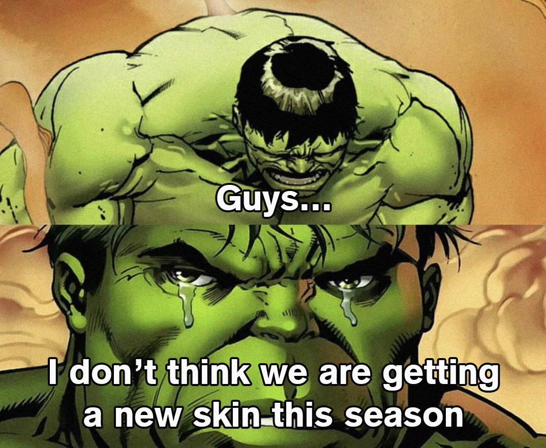 SENRivals's tweet image. please check on your hulk main friends