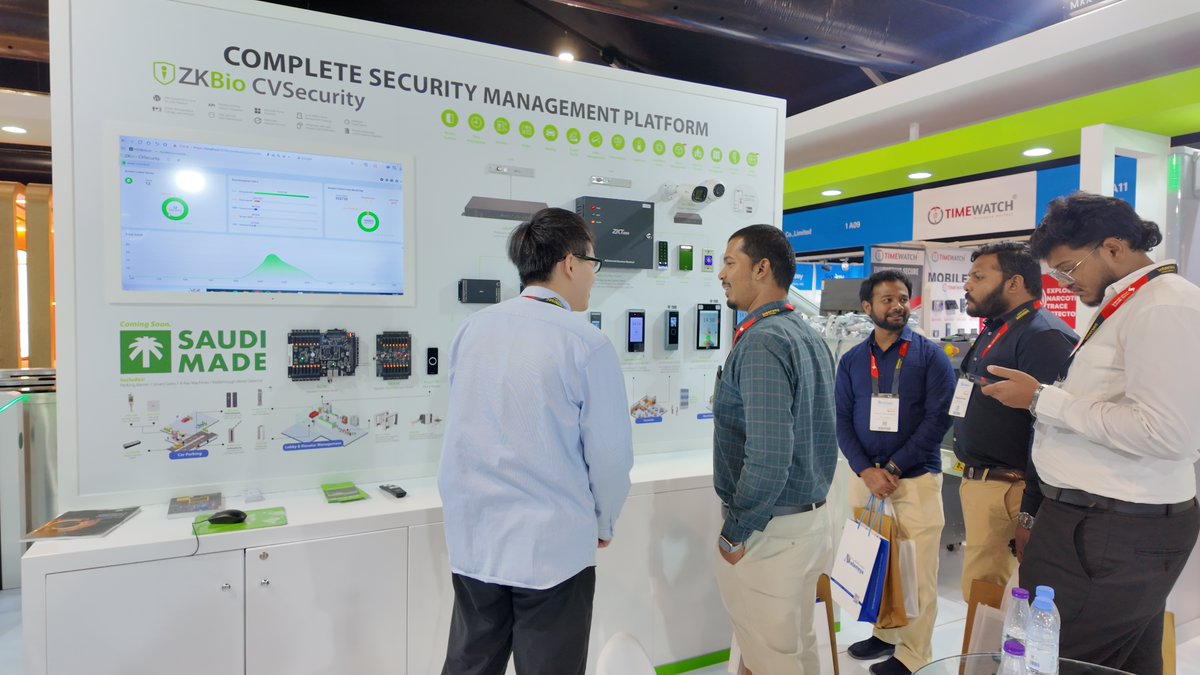 ZKTecoME's tweet image. 🚀 Intersec Day 2 Highlights!
📍 Catch us tomorrow at Hall 1, A12 as we wrap up Intersec 2025!

#Intersec2025 #SecurityTech #CyberSecurity #SmartSolutions #IntersecKSA #ZKTeco