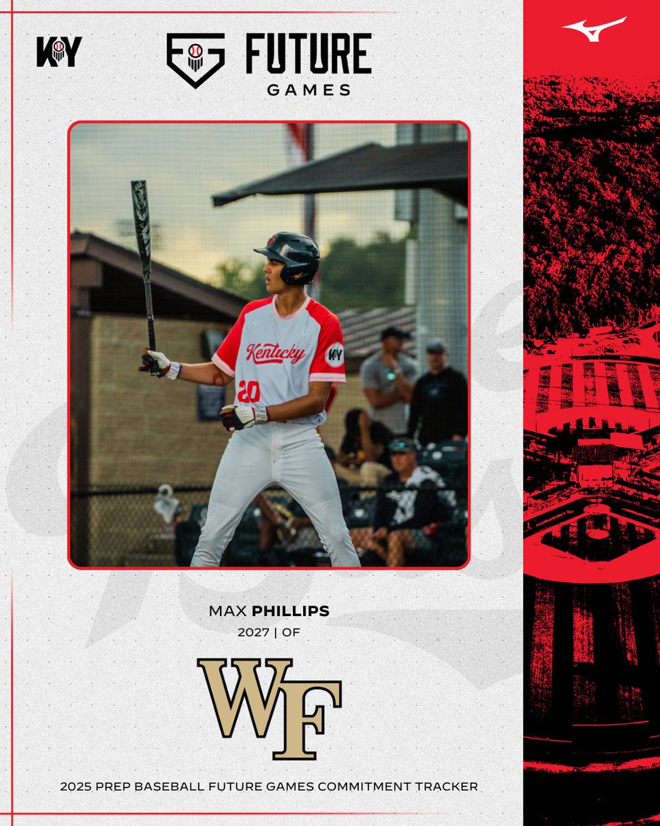 🖋️ #TeamKY FG COMMITMENT WATCH 🖋️

Moving right along with another #PBFG25 commitment from Team KY! '27 OF/LHP Max Phillips (<a href="/TrinityHSBBall/">Trinity HS Baseball</a>) commits to Wake Forest University!👏

👤 &gt;&gt; loom.ly/tKfBKew || <a href="/15Phillips2027/">Max Phillips</a>

#PBFG25 || <a href="/prepbaseball/">Prep Baseball</a> || <a href="/WakeBaseball/">Wake Forest Baseball</a>