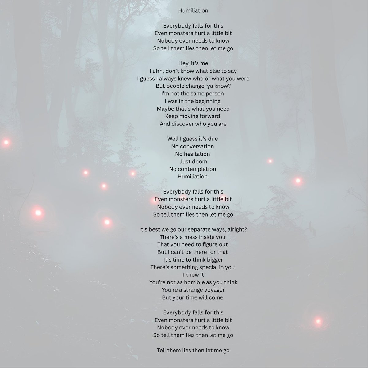9. HUMILIATION 

Lyrics from Humanless Thing.

#synthwavemusic #outrun #synthpop #indiemusic #outnow #scifi #conceptalbums