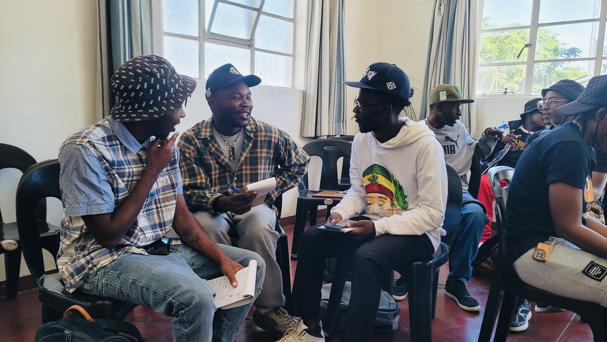 AsaphAfrika's tweet photo. An open call was sent out to artists and producers in the city to come and participate in the development workshop. It was an exchange of knowledge and ideas for those that are serious about growing themselves and the community. 

THIS PROJECT IS THEIR VOICE 

#SoundOfTheCity by @kwelainitiative 

#KwelaInitiative

https://t.co/2SCq2OUa1P