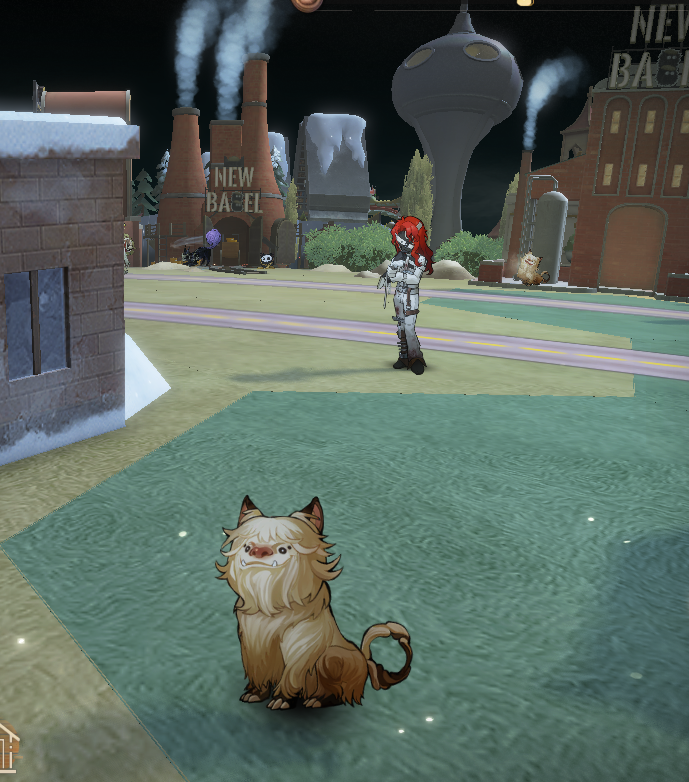 Caught Aleph looking at the Teakettler, wonder if he is having an internal argument between Merlin and The Idealist, because one of them want to pet the dog 
#Reverse1999 #aleph