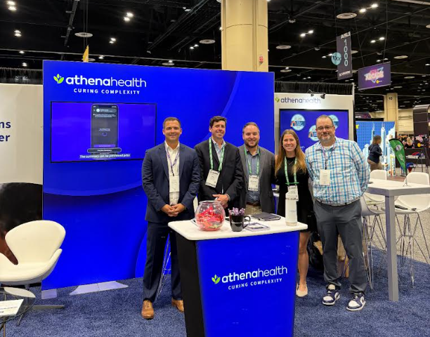 athenahealth's tweet photo. If you're attending the 2025 #MGMALeaders Conference, make sure to stop by #booth #1212 to see how #athenaOne can enhance your clinical efficiency, improve patient experience, and boost financial performance!🙌
#athenahealth #CuringComplexity #MGMA #HealthcareInnovation https://t.co/EYT1QqPC0P
