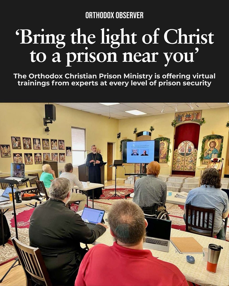 The OCPM is now offering decades of prison ministry experience now accessible in-person and asynchronous virtual training delivered by experts with experience at every level of prison security.

Read the story here: orthodoxobserver.org/the-ocpm-learn…

📸 OCPM