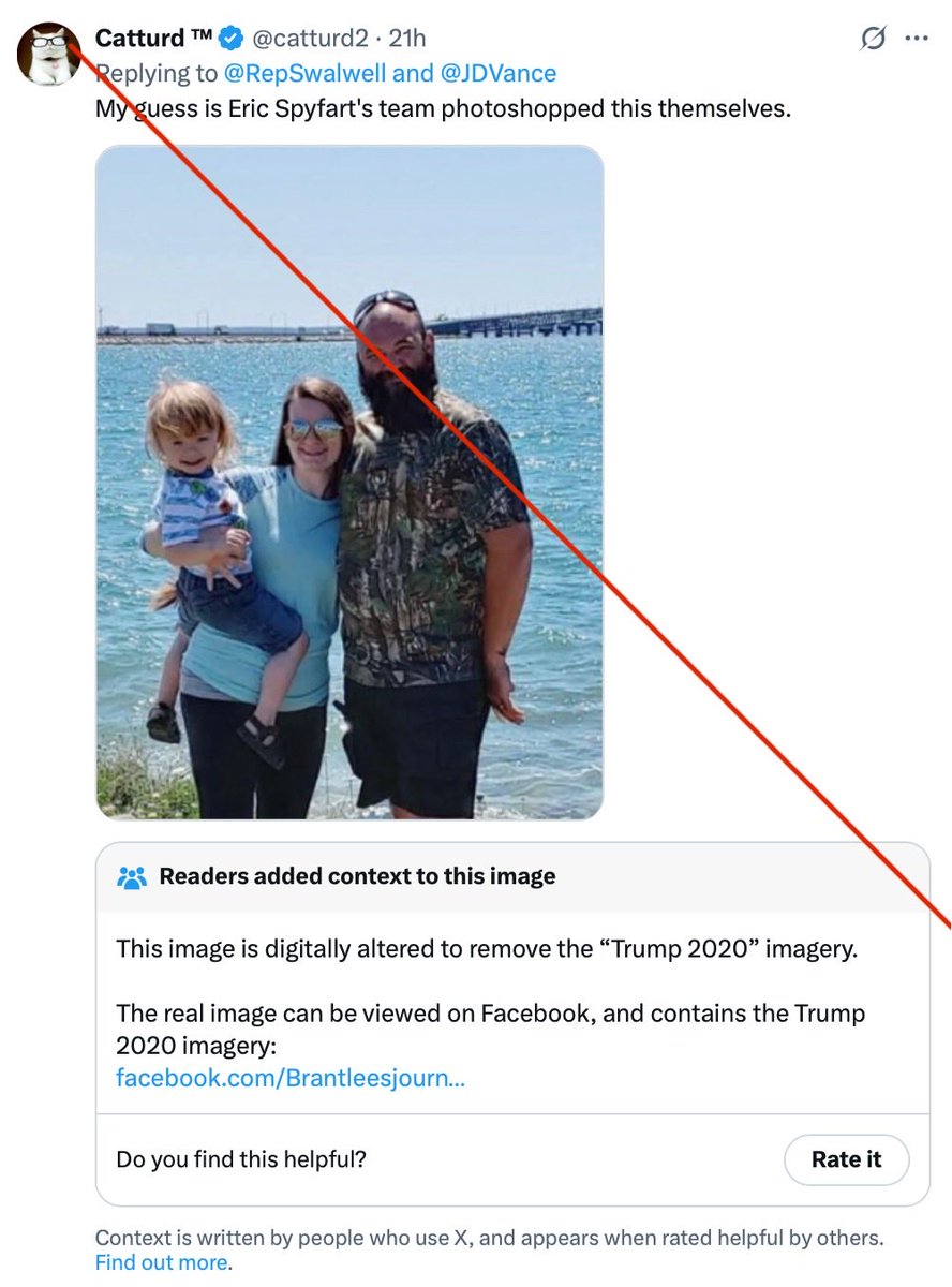 Catturd gets bodied by community notes daily for spreading fake bullshit.