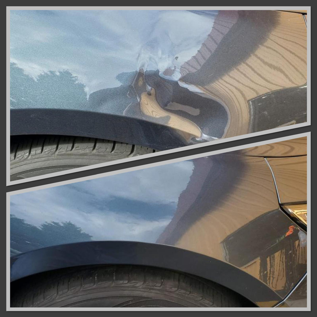 CarrTechSmart's tweet image. Ever wonder how ur car can look new again?
At CarrTech, we&apos;re experts @ fixing dents quicker than you think with our top-notch paintless #dent removal technique.
Whether you&apos;ve had some #hail damage or just a &apos;little&apos; bump, we’ve got it covered.
Let’s bring your car back to life!