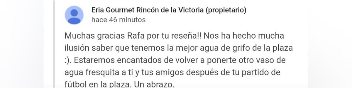Que reseña y que respuesta tan bonita🥰