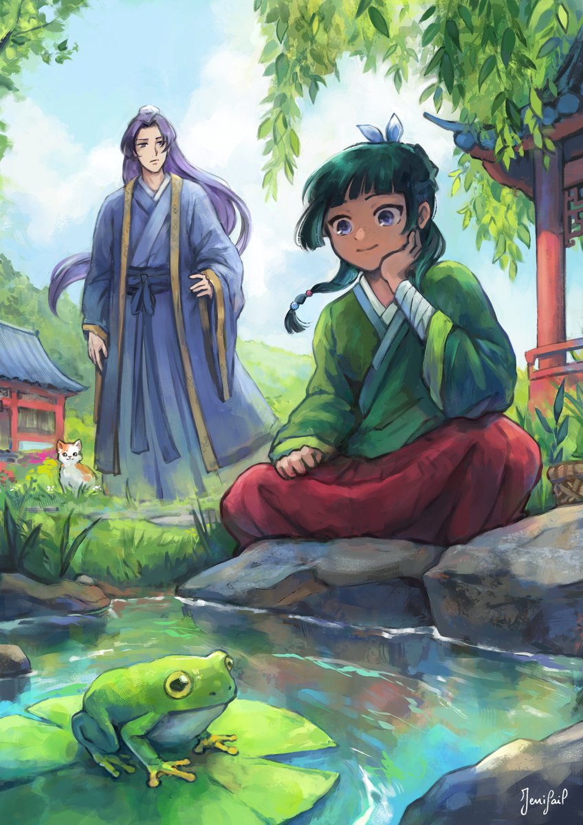 J'ai enfin terminé ce dessin des carnets de l'apothicaire !! (le truc est entamé depuis décembre 2024 purée...)