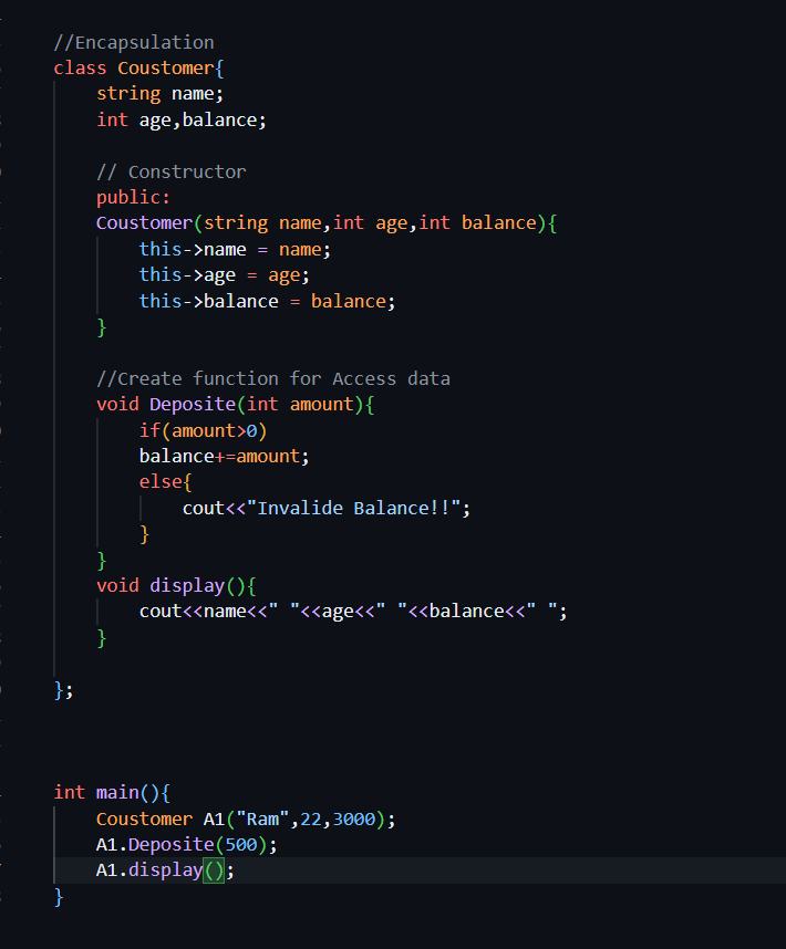 CHAYAN78905's tweet image. 🚀 #Day63 / #180DaysOfCode 🎯
DSA Journey in C++ 📚 | #CoderArmy
📌 Topics: OOP&apos;S ⚡

✅ Static Data Member
✅ Static Member Function
✅ Encapsulation &amp;amp; Abstraction

Thanks to @rohit_negi9 Bhaiya🙌 for the amazing explanation!

#DSA #CPlusPlus #ProblemSolving #CodingChallenge 🚀