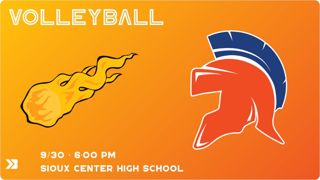 Volleyball (Junior Varsity) Game Day! - Check out the event preview for the The Boyden-Hull Comets vs The Sioux Center Warriors. It starts at 6:00 PM and is at Sioux Center High School. gobound.com/ia/ighsau/vb/2…