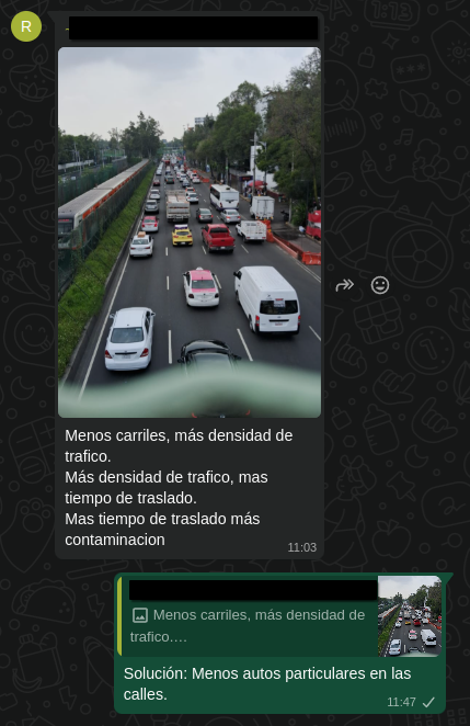 Creo que me gusta ver el mundo arder, alguien escribió un comentario cochista en el chat del trabajo y no dudé en responder: