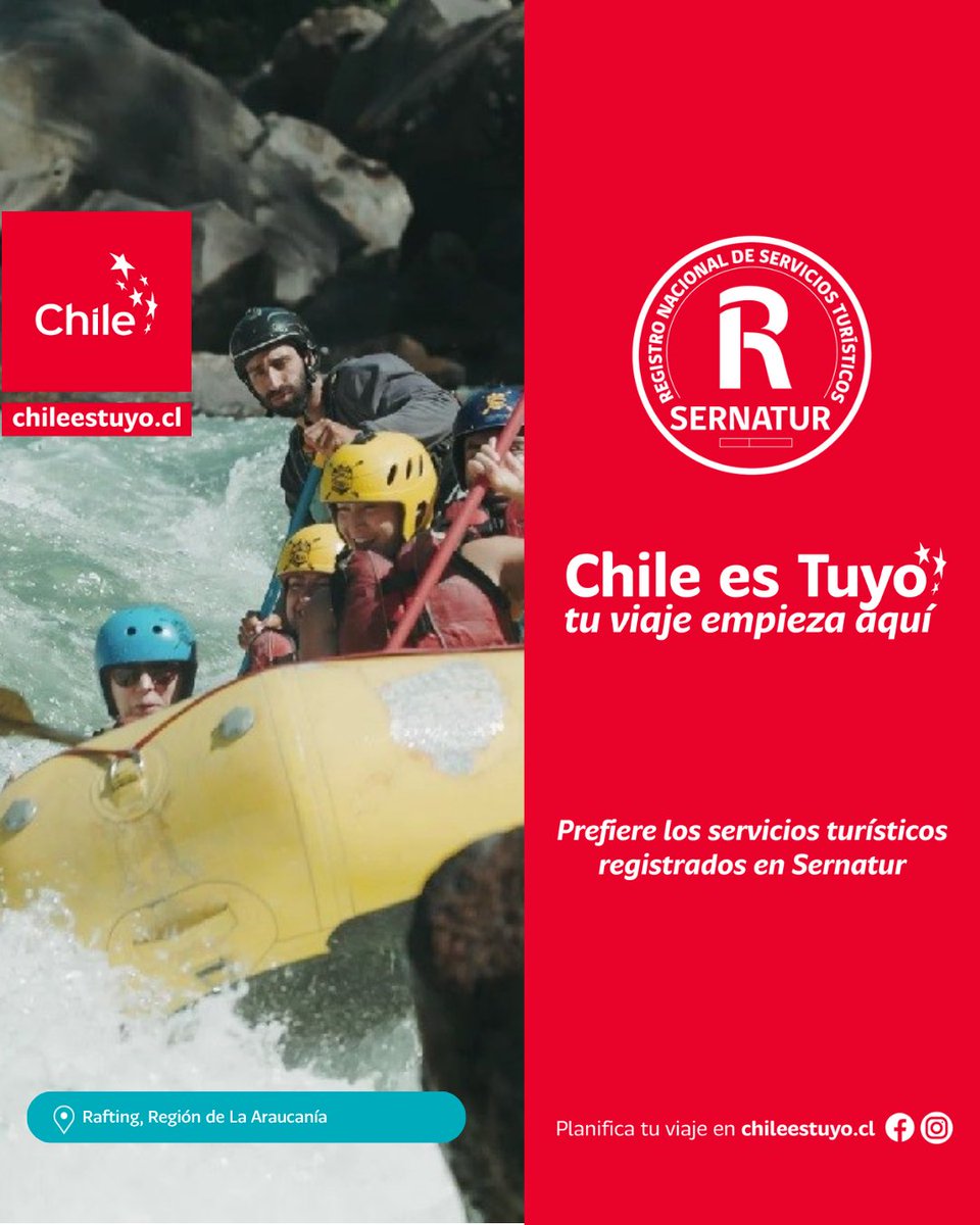 Si eres prestador/a de servicios turísticos, y te registras en👉 portalserviciosturisticos.sernatur.cl podrás:
Tener el adhesivo del Sello R para que te reconozcan como parte de la oferta formal del país.
Acceder a capacitaciones de sustentabilidad, accesibilidad, hospitalidad, entre otros.