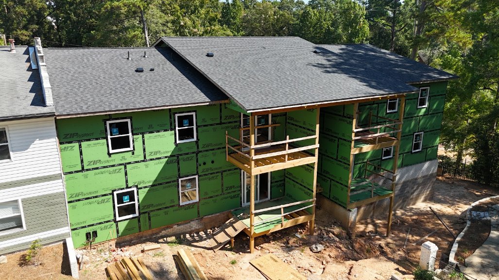 Roofs &amp; windows &amp; doors, oh my!

If only the sprinkler system install were going as smoothly as the rest of it...