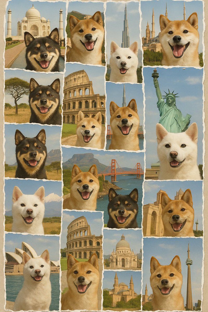 MaximousDarwin's tweet image. Shiba all over the world 🌎🌍🌏
We are #ShibArmy ❤️