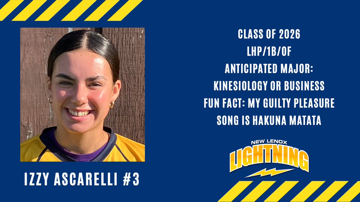 New Lenox Lightning MD (@nllightning_md) on Twitter photo 🚨‼️MEET THE 2025-2026 TEAM‼️🚨 Introducing Izzy Ascarelli #3! 
<a href="/izzy_ascarelli/">Izzy Ascarelli</a> 🚨‼️MEET THE 2025-2026 TEAM‼️🚨 Introducing Izzy Ascarelli #3! 
<a href="/izzy_ascarelli/">Izzy Ascarelli</a>