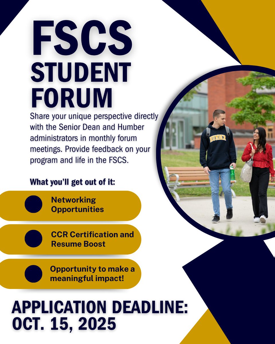 Humber Faculty of Social & Community Services tweet media