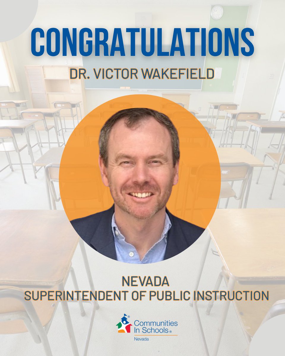 CIS_Nevada (@cis_nevada) on Twitter photo 👏 Congratulations to @vicwakefield on being named Nevada’s next Superintendent of Public Instruction! We’re excited to work together to support students & schools statewide. #AllInForKids 👏 Congratulations to @vicwakefield on being named Nevada’s next Superintendent of Public Instruction! We’re excited to work together to support students & schools statewide. #AllInForKids