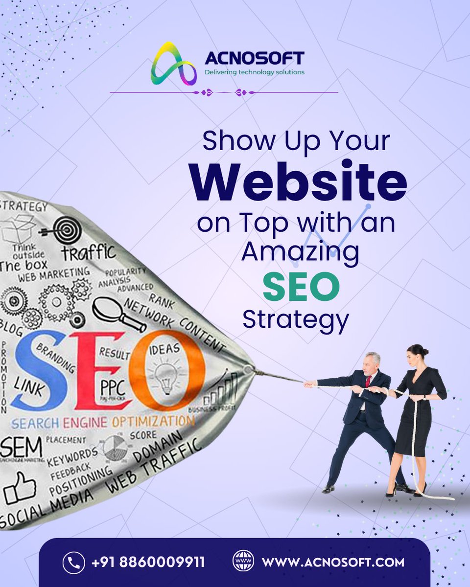 acnosoft's tweet image. Want your website to rank at the top of Google? 🚀
#Acnosoft’s expert #SEO services ensure higher visibility, more traffic & real growth.
📞 +91 8860 0099 11
🌐tinyurl.com/4ybrb5n6
#SEOService #GrowOnline #DigitalMarketing #SearchOptimization #Ranking #Growth #Keywords