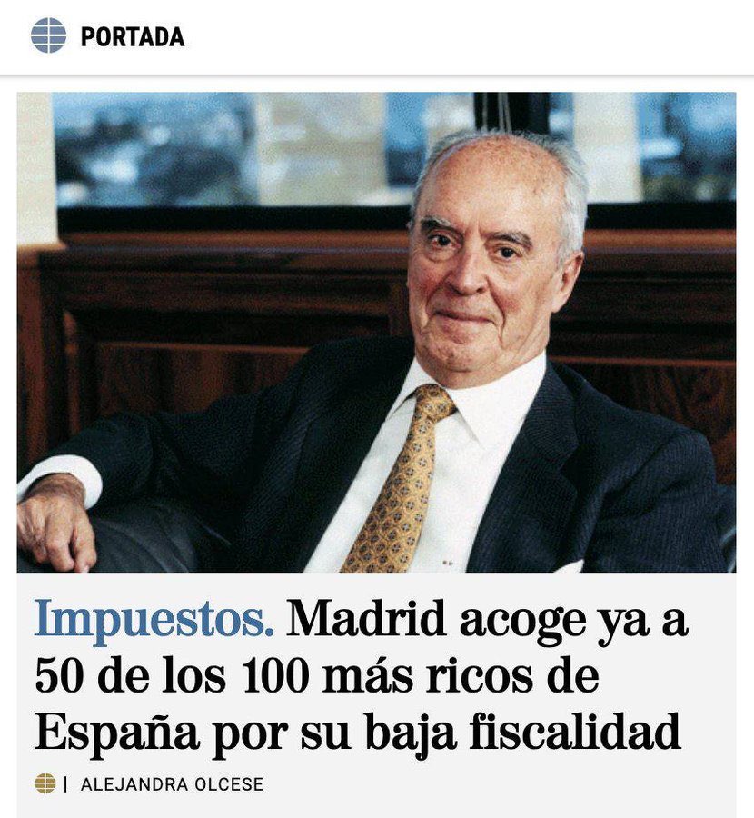 antuan556's tweet photo. @IdiazAyuso Una región al servicio de los que mas tienen.Y una presidenta con un cinismo que se lo pisa.
El 1,6% del territorio, el 14,3% de la población, el 19,2% del PIB, pero el 50% de los multimillonarios. Madrid es un agujero negro.Y no, no es casualidad. Se llama dumping fiscal. https://t.co/nLaSZmjADP