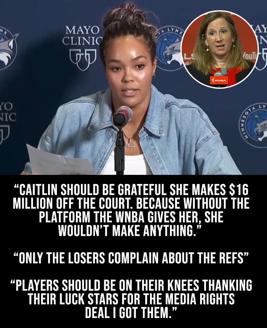Napheesa Collier on WNBA Commissioner Cathy Engelbert😲

"Whether the league cares about the health of the players is one thing but to also not care about the product we put on the floor is self sabotage. Year after year, the only thing that remains consistent is a lack of