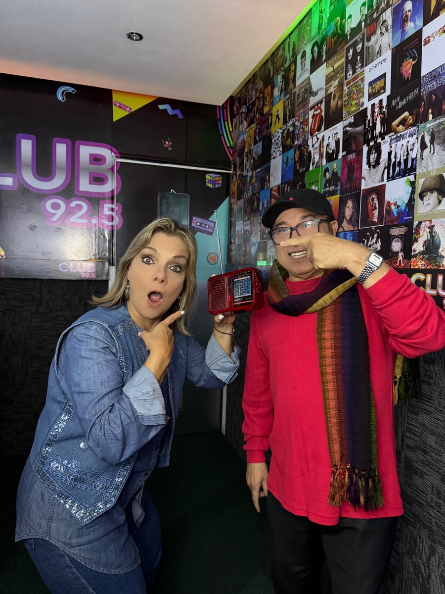 Sintoniza tu radio favorita junto a la energía de Mario Meléndez y Aida Farrar en The Brunch para subirte los ánimos🎙️Escucha Club 92.5 y sube el volumen🔊📻.