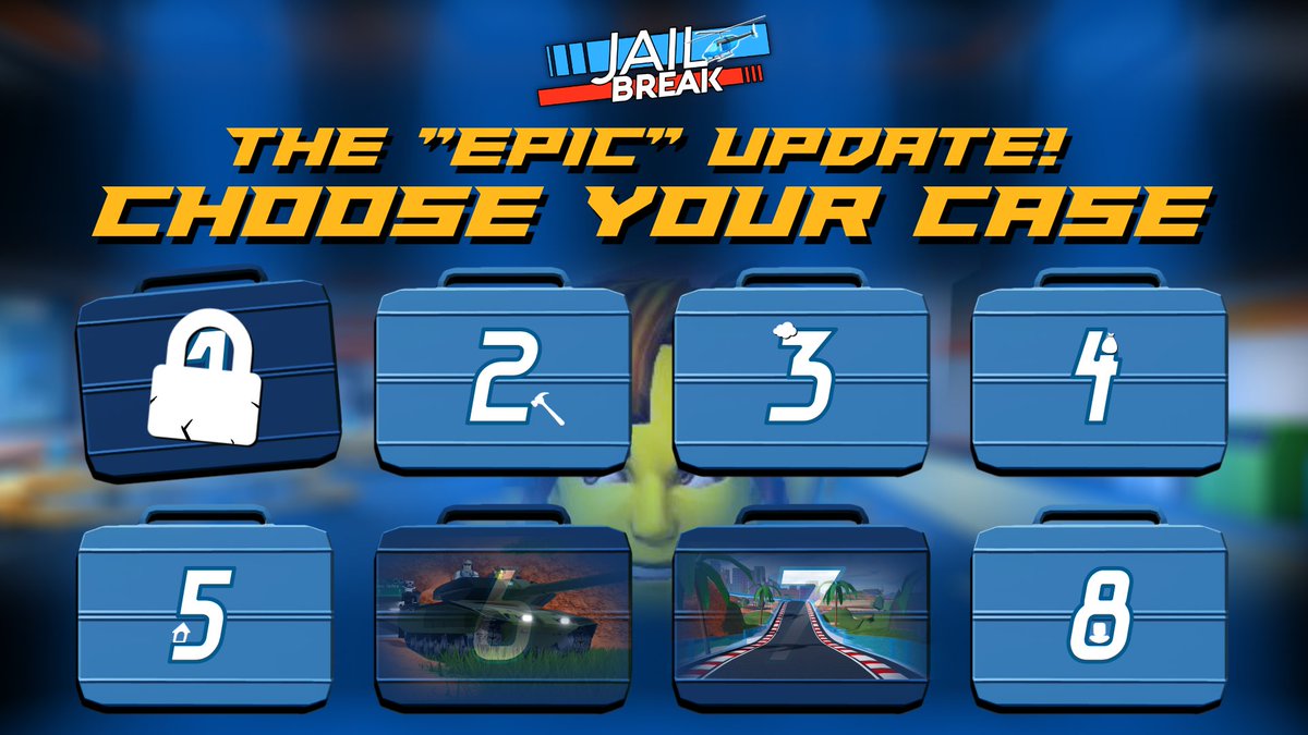 badimo's tweet image. Youโve chosen: CASE 7!
๐ New: The RACETRACK command!
๐ Epic map-scale track w/ fireworks, landmarks, and music!
๐ Exclusive to Private Servers. Toggle on/off.
๐ In Beta! Additional features coming soon...
#Roblox #Jailbreak
Which case is next? Vote below! ๐