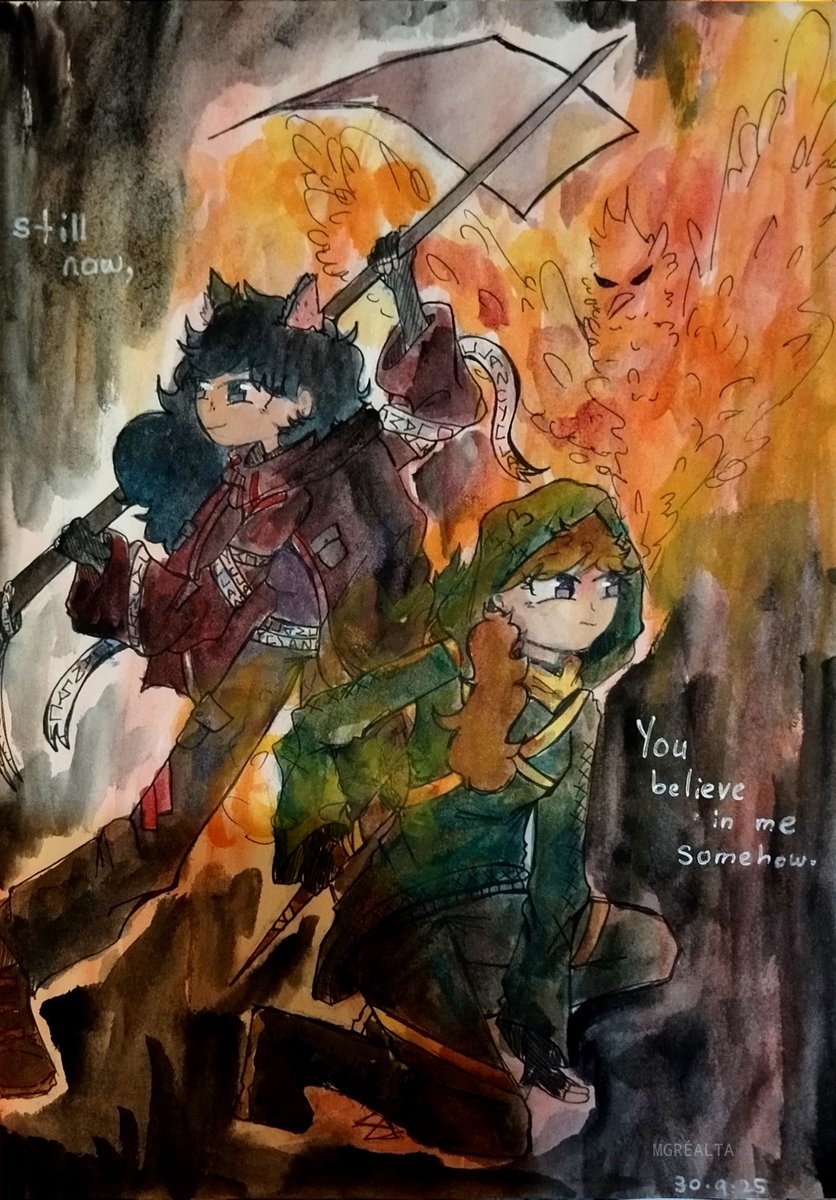 MGRealta's tweet photo. version with no glow of Holy Spirit.
watercolour + digital for glow https://t.co/QQWvWPanfJ