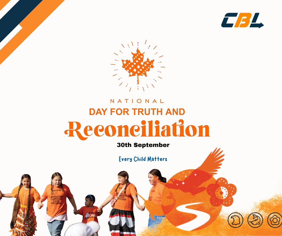 cblinc002's tweet image. Today, we honor the National Day for Truth and Reconciliation. Let’s reflect, acknowledge, and commit to healing and respect. Every Child Matters. 🧡 #TruthAndReconciliation #EveryChildMatters #HealingTogether #IndigenousRights